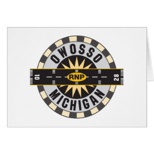 Cartão Aeroporto de Owosso, MI RNP