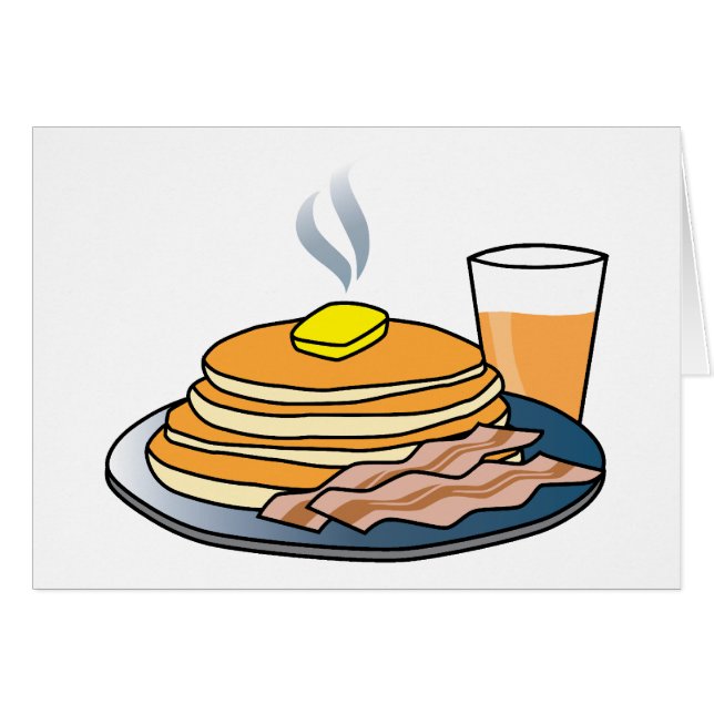 Cartão Aeroporto Fundraiser Pancake Breakfast (Frente Horizontal)