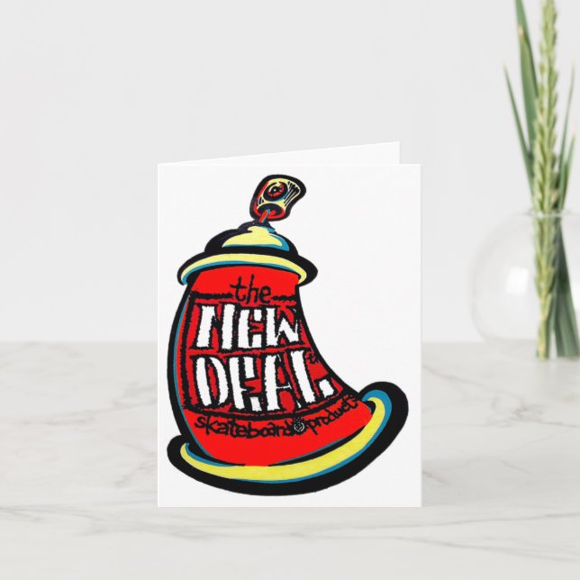 Cartão Aerosol New Skateboard Design  (Frente)