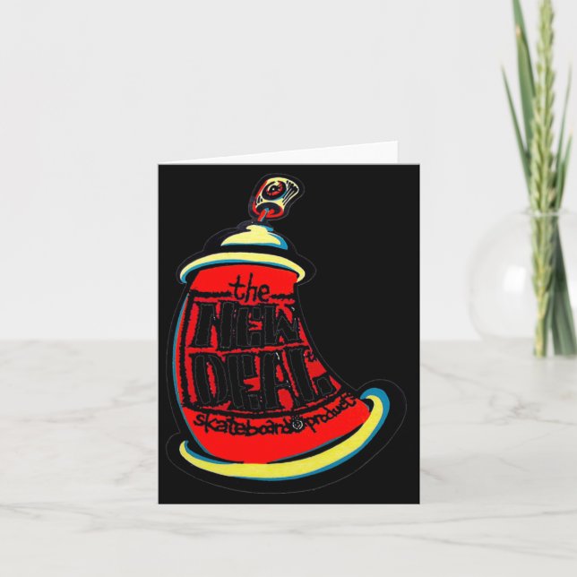 Cartão Aerosol New Skateboard Design  (Frente)