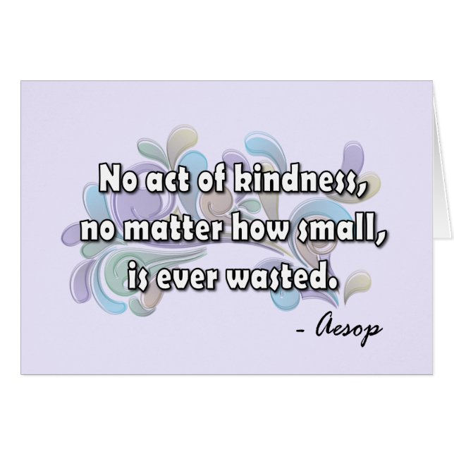 Cartão Aesop (Frente Horizontal)