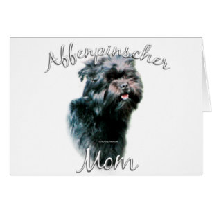 Cartão Affenpinscher Mãe 2