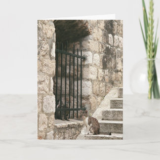 Cartão "afiance-me para fora" cardam (o vazio para