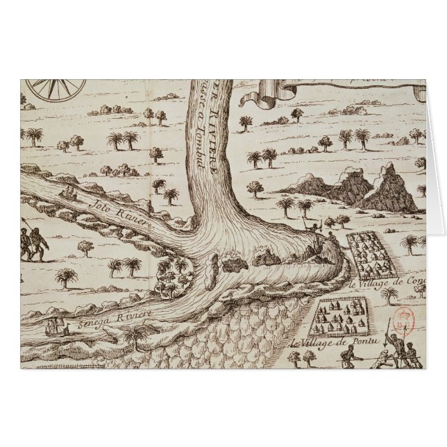 Cartão Afluência do Niger (Frente Horizontal)