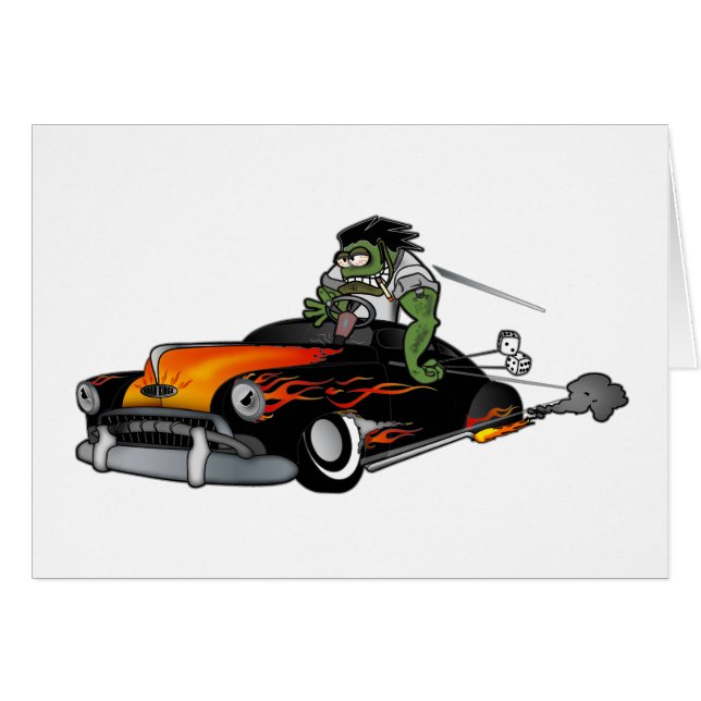 Cartão afortunado do dia (Frente Horizontal)