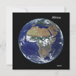 Cartão África do Espaço, Imagem de Disco de Cheio NASA