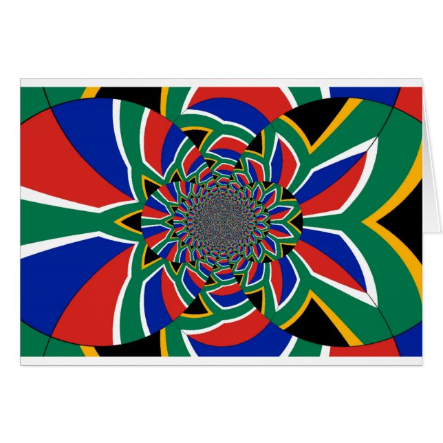 Cartão África do Sul (Frente Horizontal)