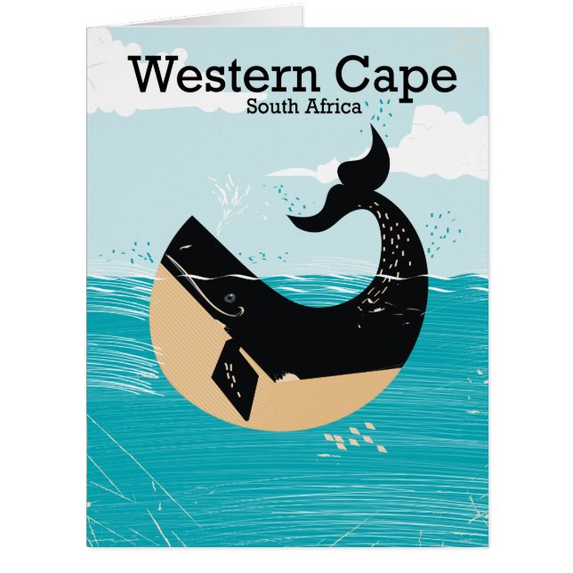 Cartão África do Sul do Cabo Ocidental (Frente)