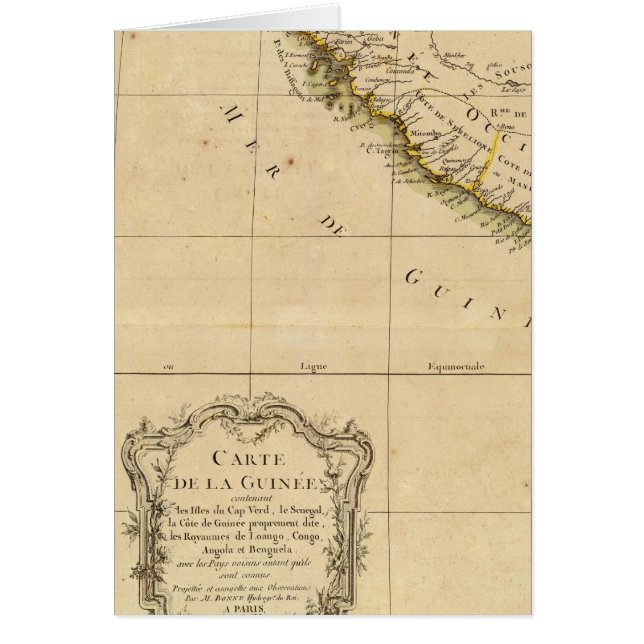 Cartão África Ocidental (Frente)