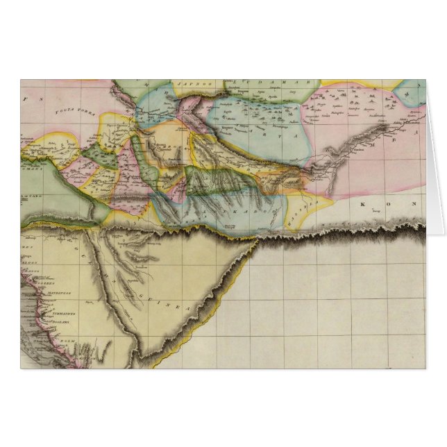 Cartão África Ocidental (Frente Horizontal)