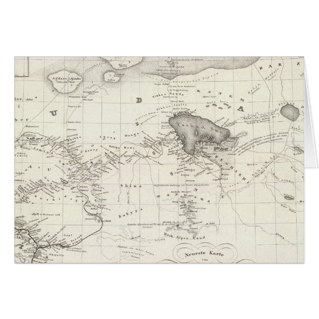 Cartão África Ocidental (Frente Horizontal)