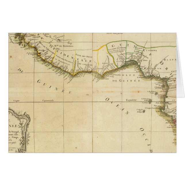 Cartão África Ocidental e Central (Frente Horizontal)