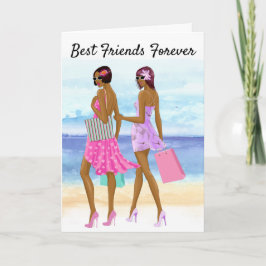 Cartão African American Best Friend's Birthday Card