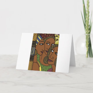 Cartão African American women sister friends