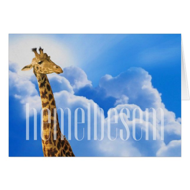 Cartão #AfrikaansIsLekker - Hemelbesem (Frente Horizontal)