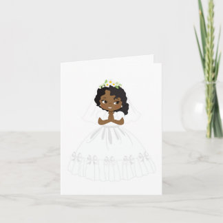 Cartão Afro-Americana Primeira Sagrada Carta Comunitária