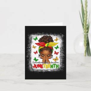 Cartão Afro Girls Black Women Messaging Bun Celebra Junet