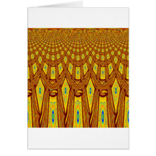 Cartão Afro-Tribal Motif Belo Incrível Fema Africano