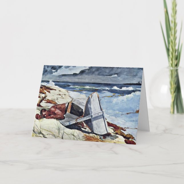 Cartão After The Tornado By Homer Winslow (Best Quality) (Frente)