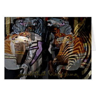 Cartão Agarre esse anel de bronze