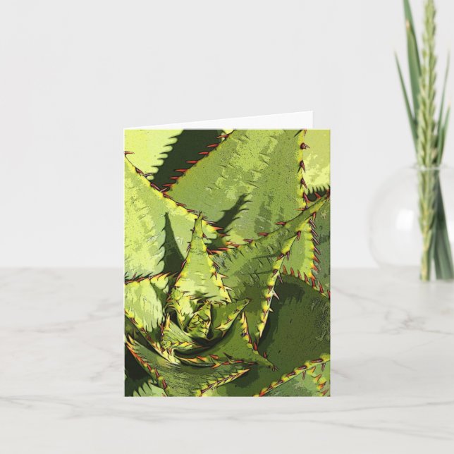 Cartão agave verde (Frente)