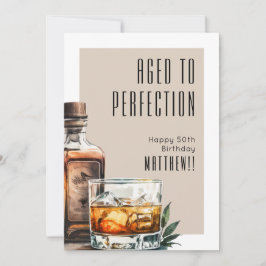Cartão Aged To Perfection Men's Birthday