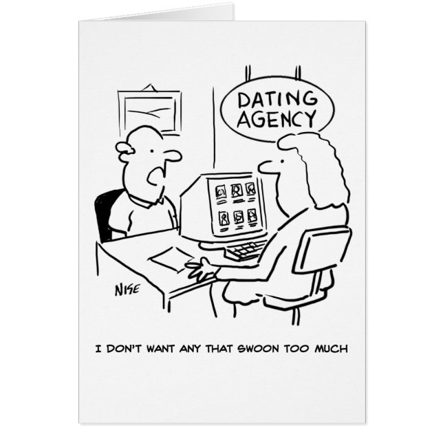 Cartão Agência de namorando - não quer uma garota que bal (Frente)