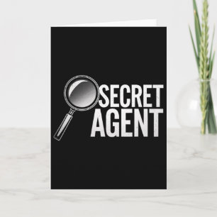 Cartão Agente Secreto - Inspetor de Fantasias de Agente S