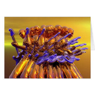 Cartão Agitação da guitarra