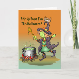 Cartão Agite Um Pouco De Diversão Neste Halloween!
