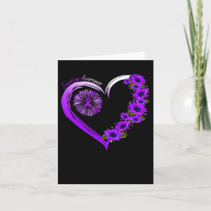 Cartão Agosto Vestimos Excesso de Dose Roxa Sensibilizaçã