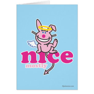 Cartão Agradável na maior parte