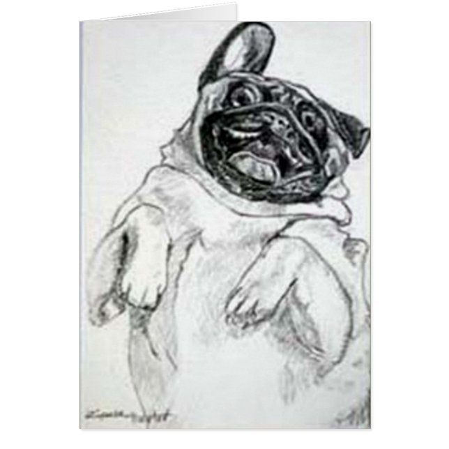 Cartão Agrade minha barriga, por favor (Frente)