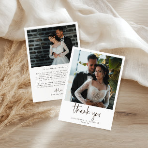 Cartão Agradecimento de Casamento de Frango na Fazenda Ru