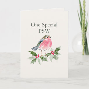 Cartão Agradecimento de Natal Personalizado para PSW Espe