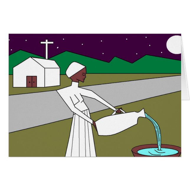 Cartão Água Da Vida (Frente horizontal)