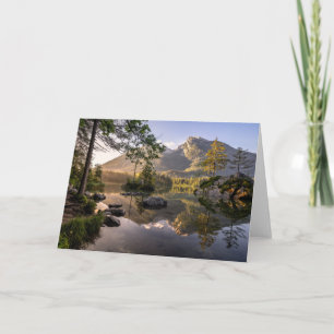 Cartão Água   Lago Hintersee Berchtesgaden Alemanha