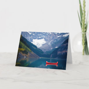 Cartão Água Lago Louise — Montanhas Rochosas Canadianas