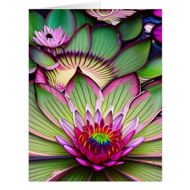 Cartão Água Lily Todas as Ocasiões (Frente)