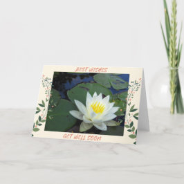 Cartão Água Lily Vai Bem