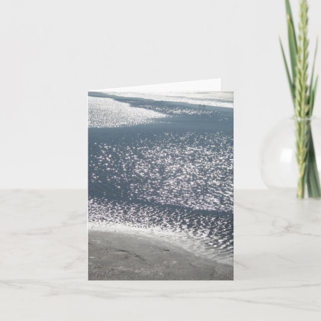 Cartão "Água Shimmering" - Notecard (Frente)