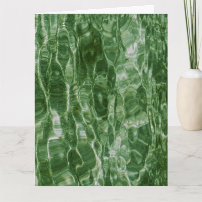 Cartão Água Verde (Frente)