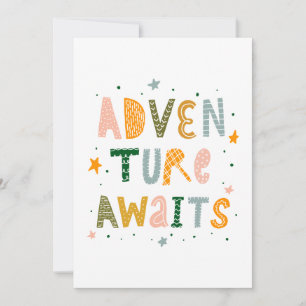 Cartão Aguardam Aventura