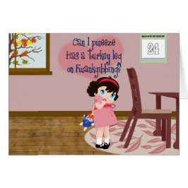 Cartão Aguardando Janta na Turquia