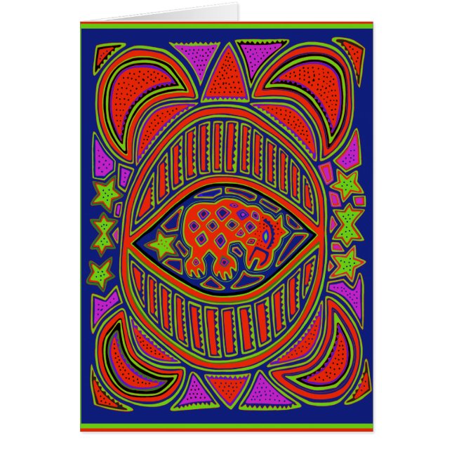 Cartão Aguardente de Tartaruga Shaman (Frente)