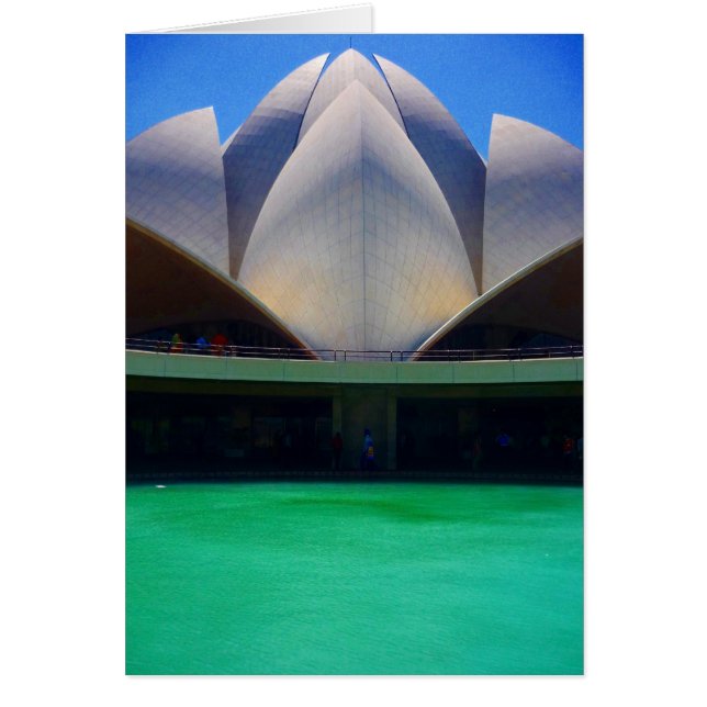 Cartão águas de lótus (Frente)