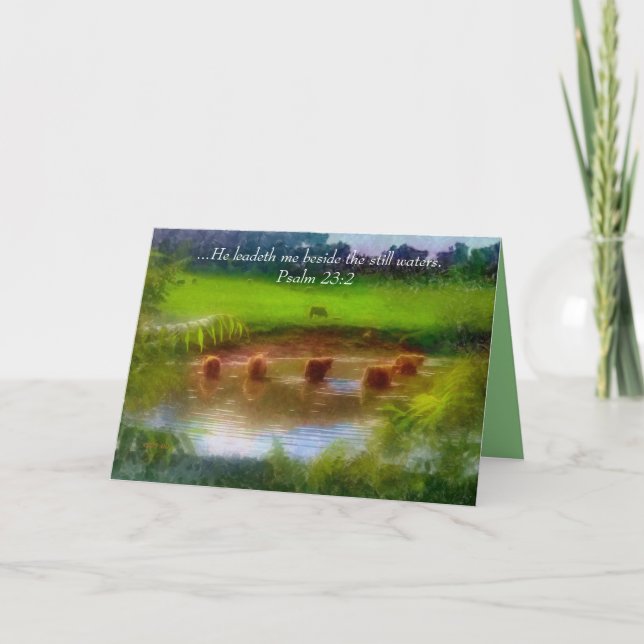 Cartão Águas Estáticas (Frente)