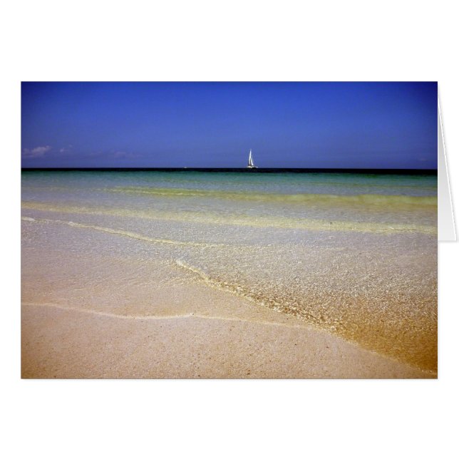 Cartão águas limpas bahamas (Frente Horizontal)