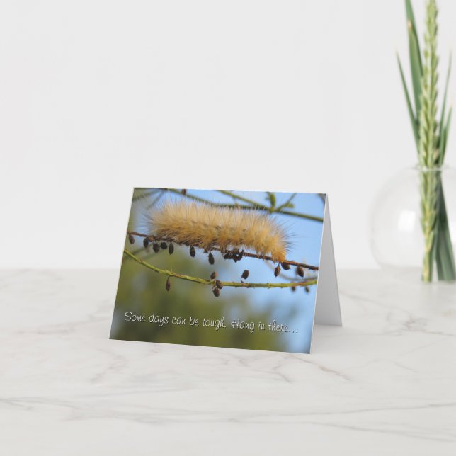 Cartão Aguente firme... Pensando em você (Frente)