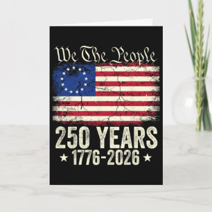 Cartão Águia 250 Anos Americano 1776 2026 250º Nascimento